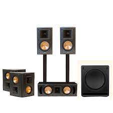 Conjunto De Home Theater Convencional Rb 51 Ii Klipsch Para Ambiente Interno 5 1
