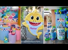 Baby Shark Party Ideas For Birthday 1 بيبي شارك حفلات اعياد ميلاد توائم بيبي شارك Youtube Crochet Hats Crochet Baby Shark