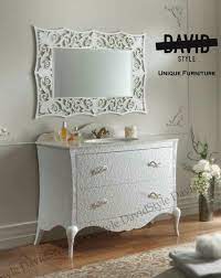 Bagno Barocco Moderno Bianco Laccato A Rilievo Bagnobaroccomodernobianco Mobilebagnobianco Arredamentibaroccomode Barocco Moderno Bagno Bianco Mobile Bagno
