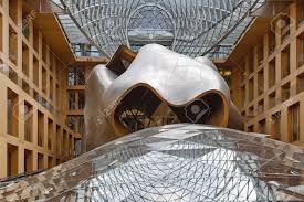 Some strict regulations apply to works built in the center of berlin, which made it impossible to provide a sculptural envelope such as at the museum guggenheim bilbao. Berlin Germany July 2015 Atrium Of The Dz Bank Building In Berlin Pariser Platz 3 Mitte
