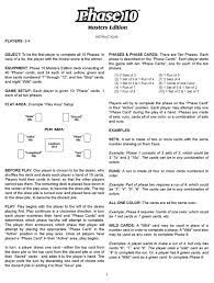 Check spelling or type a new query. Fundex Games Phase 10 Masters Edition In Tin User Instructions Pdf Download Manualslib