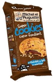 Michel Et Augustin Super Cookies Coeur Fondant Au Chocolat Au Lait Et Noisettes J Aime Beauco Cookies Et Biscuits Cookies Fondant Coeur Fondant Au Chocolat