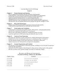 Learning Objectives For Cell Biology Exam Ii Chapter 4 Protein
