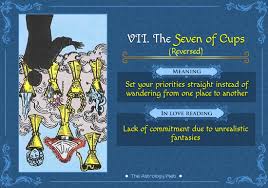 If you have pulled this card in your spread, did the meaning make sense to your situation in life? The Seven Of Cups Tarot The Astrology Web