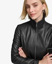 Andrew Marc Women's Tatum Belted Leather Jacket