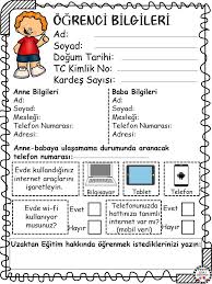 Ogrenci Bilgileri Okul Okul Oncesi Sinifi Evde Egitim