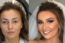 makeup artist shows before and after