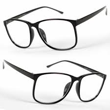 Vintage Black And Clear Glasses Large Oversized Vintage Glasses Clear Lens Thin Frame Nerd Glasses Retro Black Nerd Glasses Black Glasses Frames Mens Eye Glasses