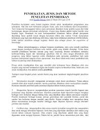Pendekatan Penelitian