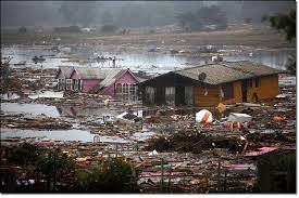 A tsunami is a series of waves in a water body caused by the displacement of a large volume of water, generally in an ocean or a large lake. The Most Destructive Tsunamis Chile 2010