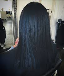 25 Midnight Blue Hair Ideas That Will Inspire Your Next Moody Look Midnight Blue Hair Hair Color For Black Hair Hair Color Blue