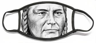Chief Joseph Face Mask by Greg Joens
