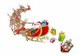 Rennes du pere noel (fr); Sledding Drawing Santa Claus Sleigh Christmas Santa Sleigh Clipart Transparent Png Download 1850359 Vippng