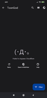 ToonGod: Failed to bypass Cloudflare · Issue #11665 ·  tachiyomiorg/tachiyomi-extensions · GitHub