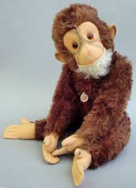 Hermann Teddy Original Jocko Chimp Mohair Plush Squeaker Id Tag 44 Cm C1960s Teddy Hermann Squeaker