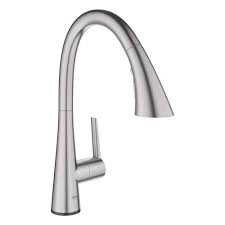 single handle pull down kitchen faucet