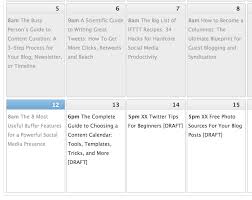 Block in appropriate contingency time to handle unpredictable events and interruptions. The Complete Guide To Choosing A Content Calendar