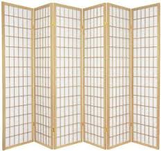 Legacy Decor 6 Panel Japanese Oriental Style Room Screen Shoji Screen Room Divider Oriental Furniture