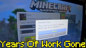 Minecraft Worst Nightmare Game Corrupted And How To Fix A Corrupt Save Youtube