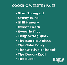 I've created brand names for thousands of businesses. 900 Best Cooking Show Names And Their Availability Check