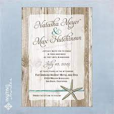 Starfish Wedding Invitation Destination Beach Wedding Printab Wedding Invitation Wording Casual Unique Wedding Invitation Wording Starfish Wedding Invitations