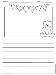 This free resource includes 22 valentine's day themed writing papers. Valentine S Day Writing Paper By Windup Teacher Tpt