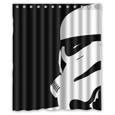 Free Shipping Buy Deyou Star Wars Shower Curtain Polyester Fabric Bathroom Shower Curtain Star Wars Bathroom Star Wars Bathroom Decor Star Wars Shower Curtain
