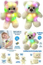 Kids Night Light Led Lovely Stuffed Bear Kitty Plush Animals 14 95 Night Light Kids Huggable Stuffed Animals Stuffed Animal Cat
