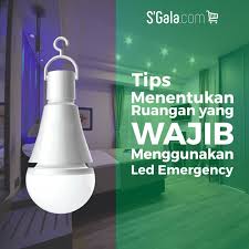 Lampunya pakai lampu ruangan led 5 watt. Tips Menentukan Ruangan Yang Wajib Menggunakan Led Emergency