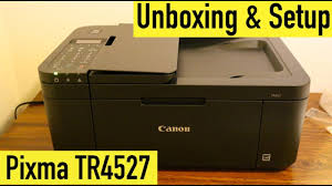 Canon pixma tr4570 is a wireless unit. Canon Tr4527 Unboxing Setup Quick Test Review Youtube