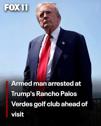 Armed Man Arrested Near Trump's Golf Course Ahead of President's Visit