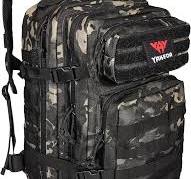 vAv YAKEDA Mochila táctica, mochila grande de 3 días MOLLE Assault Pack  Mochila Bug Out Bag Mochila