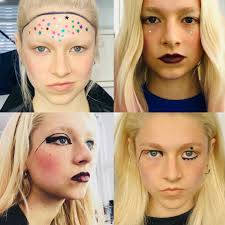 Check this pink porcupine look she. Makeup Insight Jules Makeup Style Went Through A Couple Of Phases Before They Started Shooting As You Can See Here Her Makeup Was A Bit More Aggressive And Weird Euphoria