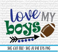Download Love My Boys Svg File Game Svg Football Svg Mom Mother Son Etsy Love My Boys Boys Svg Game Svg