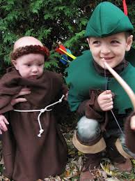 Diy Handmade Kids Robin Hood And Friar Tuck Halloween Costumes Boys Disney Costumes Diy Costumes Kids Kids Costumes Girls