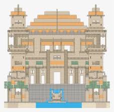 Make two 15 block long walls directly opposite one another. Minecraft Castle Blueprints Hd Png Download Transparent Png Image Pngitem