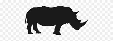 Download Rhino Svg Silhouette Rhino Free Transparent Png Clipart Images Download