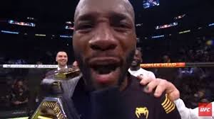 UFC 278: Leon Edwards wins, knockout, Kamaru Usman, speech, reaction,  video, new title, welterweight division, background