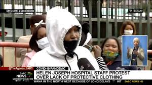 Learn or improve your languages ~ with helen joseph ~ Covid 19 Pandemic Helen Joseph Hospital Staff Stage A Protest Over Ppes Youtube