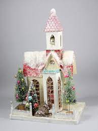 Maybe you would like to learn more about one of these? Cody Foster Christmas House Retro Church Christmas House Glitter Houses House Ornaments