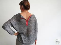 Knit 6 rows for border. How To Sew A Sweater With Knit Fabric Ohoh Deco