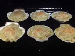 Coquille Saint Jacques Aux Champignons Recette Recette Coquille Saint Jacques Coquille Saint Jacques Alimentation