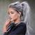 Tan Skin Morena Ash Gray Hair Color
