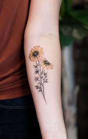 20 Creative Small Tattoos Designs For Women Tattoos Sunflower Tattoos Sunflower Tattoo