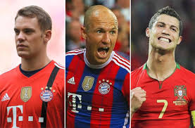 Bayern munich and germany star manuel neuer believes that it is a big ask for a goalkeeper to win the ballon d'or. Europas Fussballer Des Jahres 2014 Neuer Robben Ronaldo Wer Wirds Sport Schwarzwalder Bote