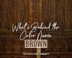 Brown is a humble color, the hue of recycled paper, and brown functions as a warm neutral, providing an earthy balance for more vibrant tones. Meaning Of Brown Color Psychology And Symbolism
