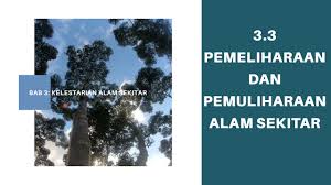Mengelakkan kepupusan flora dan fauna. 3 3 Pemeliharaan Pemuliharaan Alam Sekitar Bab 3 Sains Tingkatan 5 Youtube