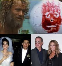 Wilson the volleyball is one of hollywood's most loved volleyballs. Tom Hanks Specifically Chose The Ball Brand Wilson To Be His Companion In The Film Cast Away Because He Loves His Wife Of 32 Years Rita Wilson Get Well Soon You Guys