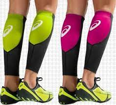 Asics Calf Shin Leg Compression Sleeves Running Volleyball Training Zk1505 New Ebay