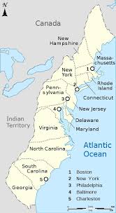 Thirteen Colonies A Virtual Field Trip 13 Colonies Thirteen Colonies Thirteen Colonies Map